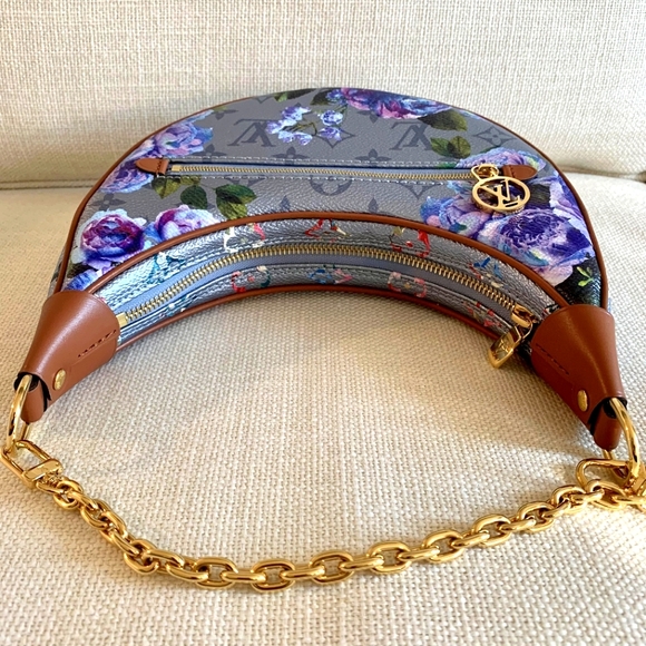 RARE NIB Louis Vuitton LV Garden Metallic Monogram LoopPM Bag Blue - Picture 14 of 15